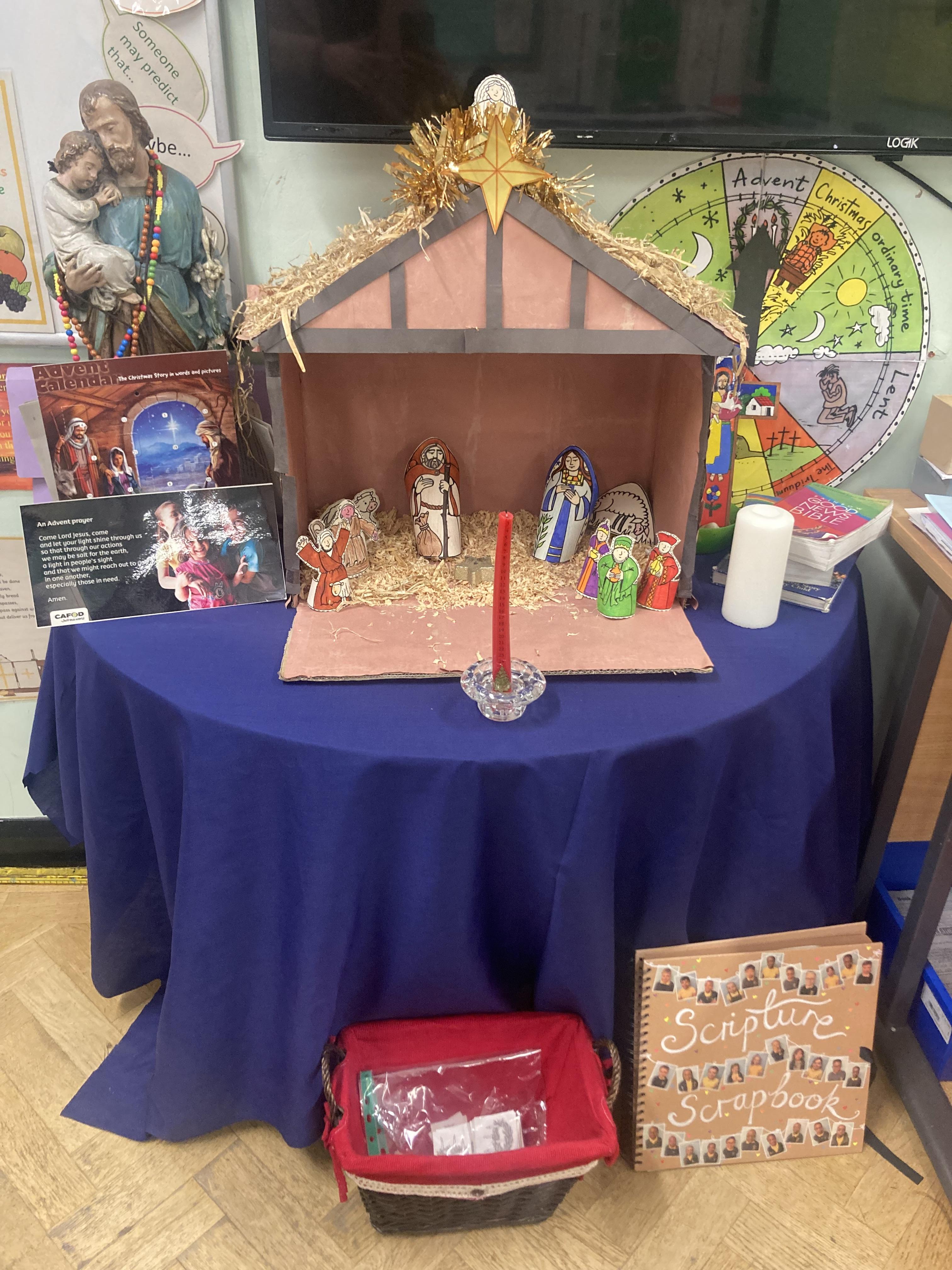 Advent Prayer Table