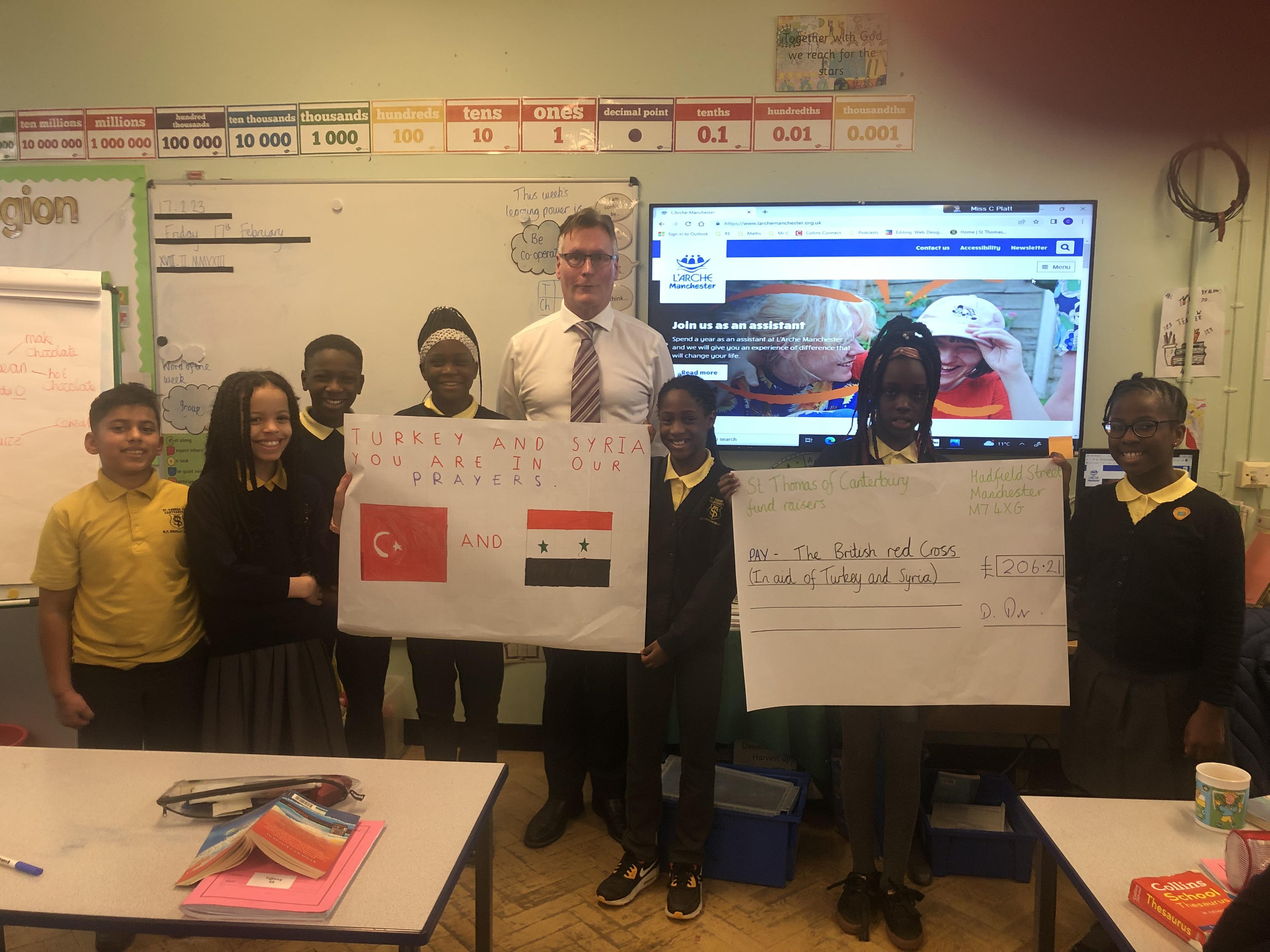 The total raised actually went to £230 by the end of Friday afternoon.